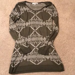 Tribal print sweater